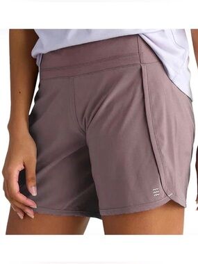 Free Fly Bamboo Lined Pull On Breeze Short Size Medium 10-12 Girl Dusty Purple